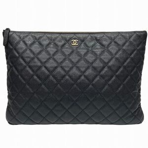 Pre Loved chanel Men black | black Clutch